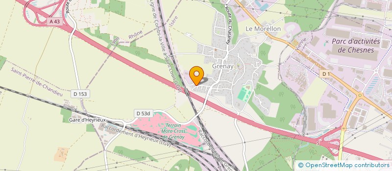 localisation de l'entreprise CTA ST JUST  SAINT-JUST-CHALEYSSIN