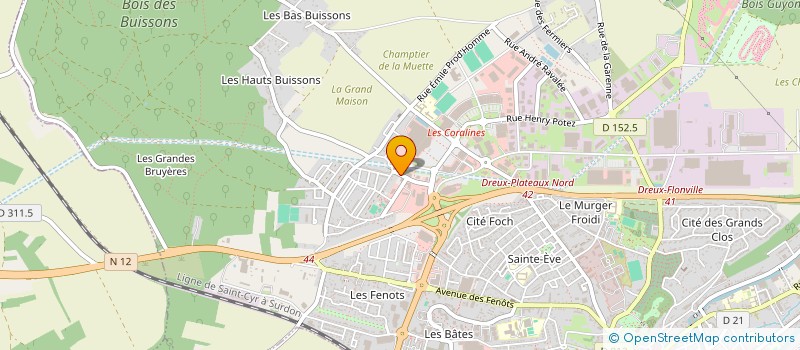 localisation de l'entreprise CTADC à DREUX