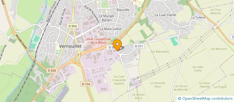 localisation de l'entreprise CTADV à VERNOUILLET