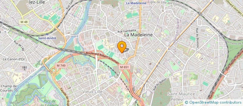 localisation de l'entreprise CTAFI SARL à LA MADELEINE