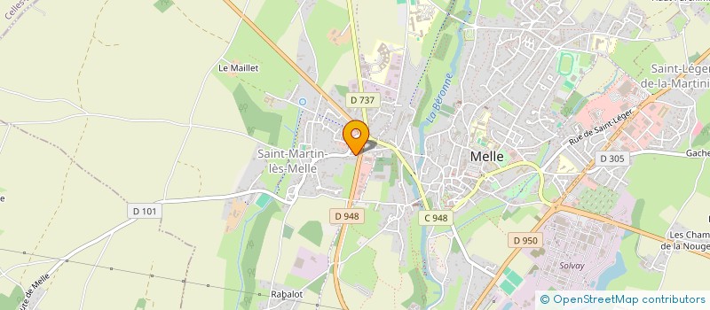 localisation de l'entreprise CTAFORME  MELLE