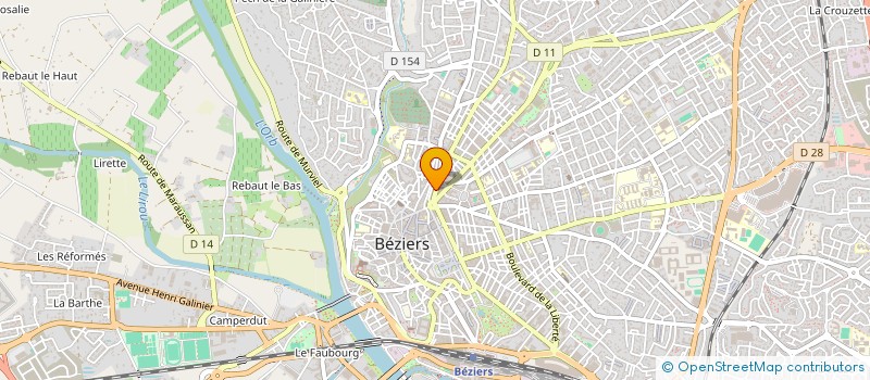 localisation de l'entreprise CTAM à BEZIERS