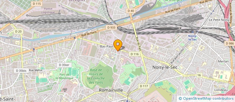 localisation de l'entreprise CTAN à ROMAINVILLE