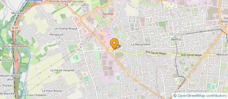 localisation de l'entreprise CTAT  SAINT-CYR-SUR-LOIRE