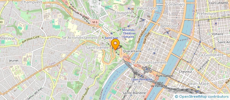 localisation de l'entreprise CTB à LYON 5EME