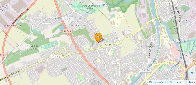 localisation de l'entreprise CTB  ATTICHES