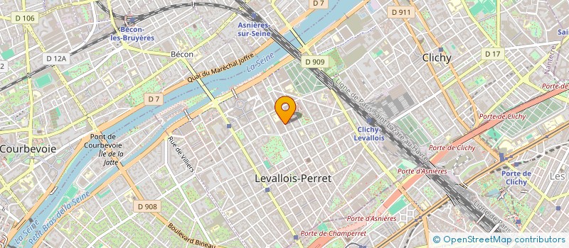 localisation de l'entreprise CTB-ADS à LEVALLOIS-PERRET