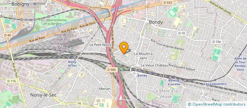 localisation de l'entreprise CTB : CONCEPT TECHNIQUE BATIMENT à NOISY-LE-SEC