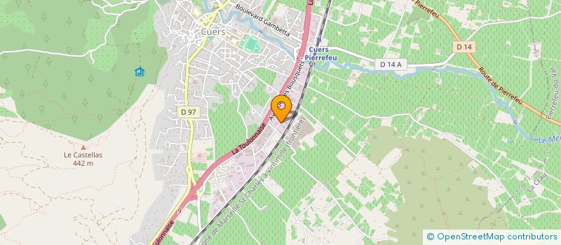 localisation de l'entreprise CTB INVEST  CUERS