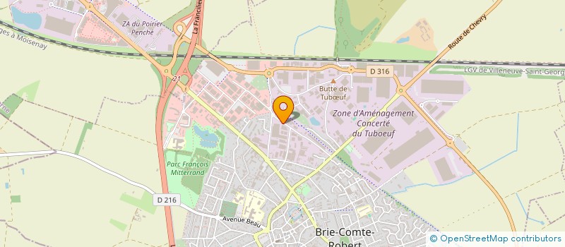 localisation de l'entreprise CTBCR  BRIE-COMTE-ROBERT