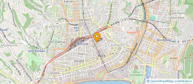 localisation de l'entreprise CTBF à NICE