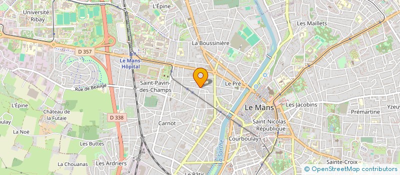 localisation de l'entreprise CTBH à LE MANS