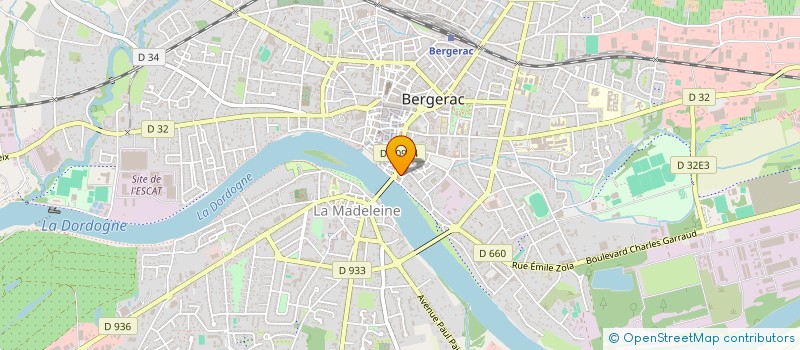 localisation de l'entreprise CTBI à BERGERAC