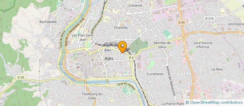 localisation de l'entreprise CTBM EDITIONS & CONSEILS  ALES