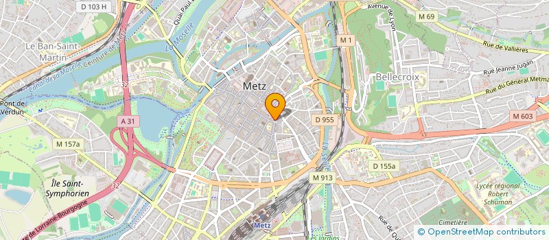 localisation de l'entreprise CTC  METZ