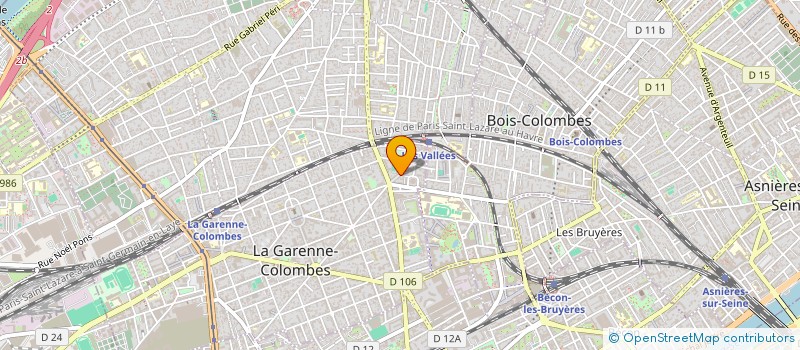 localisation de l'entreprise CTC A3 à LA GARENNE-COLOMBES