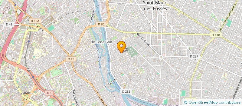 localisation de l'entreprise CTC CONSEIL CENTR TECH CONSEIL  SAINT-MAUR-DES-FOSSES