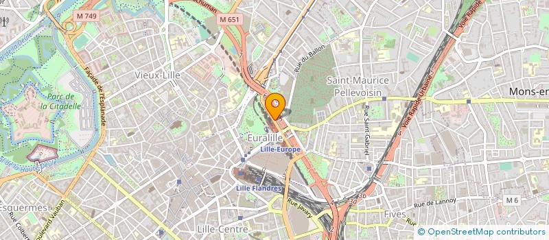 localisation de l'entreprise CTC DISTRIBUTIONS à LILLE