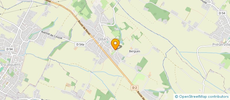 localisation de l'entreprise CTCE  ODARS