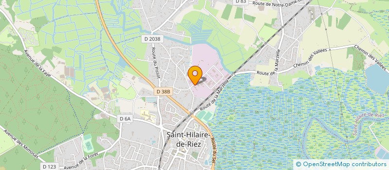 localisation de l'entreprise CTCV TP  SAINT-HILAIRE-DE-RIEZ