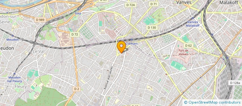 localisation de l'entreprise CTD à CLAMART