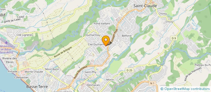 localisation de l'entreprise CTD à SAINT-CLAUDE