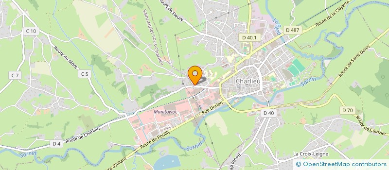 localisation de l'entreprise CTD BASSIN LEMANIQUE  CHARLIEU