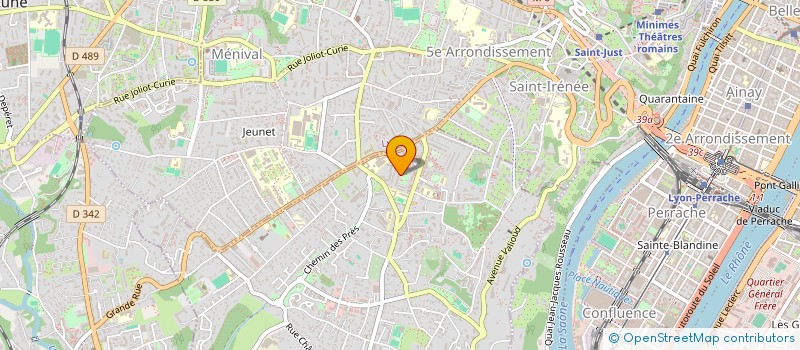 localisation de l'entreprise CTD MACONNERIE  SAINTE-FOY-LES-LYON