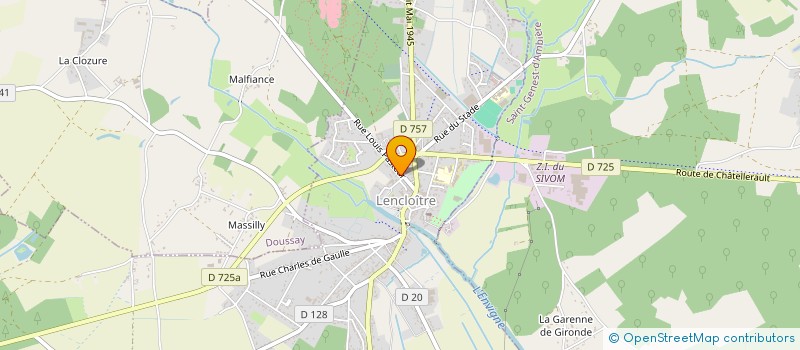 localisation de l'entreprise CTD STUDIO  LENCLOITRE