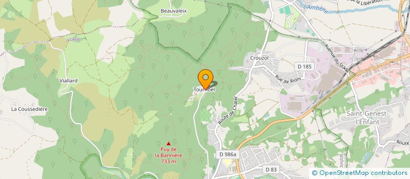 localisation de l'entreprise CTDS IMMO  RIOM