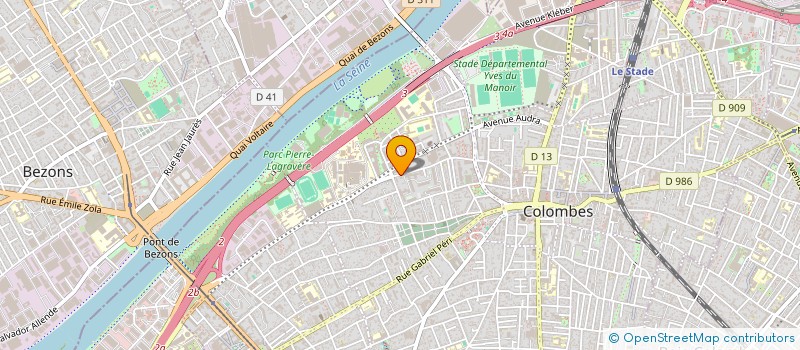 localisation de l'entreprise CTE à COLOMBES