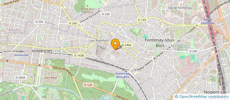 localisation de l'entreprise CTE à FONTENAY-SOUS-BOIS