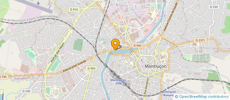 localisation de l'entreprise CTE AIDE AUX PERSONNES AGEES MONTLUCON à MONTLUCON
