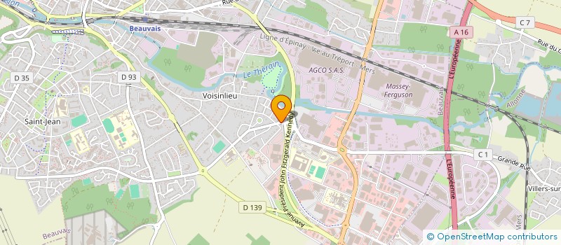 localisation de l'entreprise CTE BANQUES DEP OISE FED BANCAIRE FR  BEAUVAIS