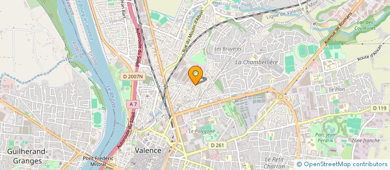 localisation de l'entreprise CTE CHONY BRUYERE BEL MEUNIERE à BOURG-LES-VALENCE