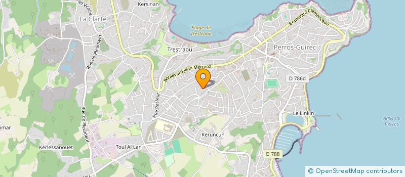 localisation de l'entreprise CTE CLAVEY TECHNIQUES ET ENVIRONNEMENT à PERROS-GUIREC