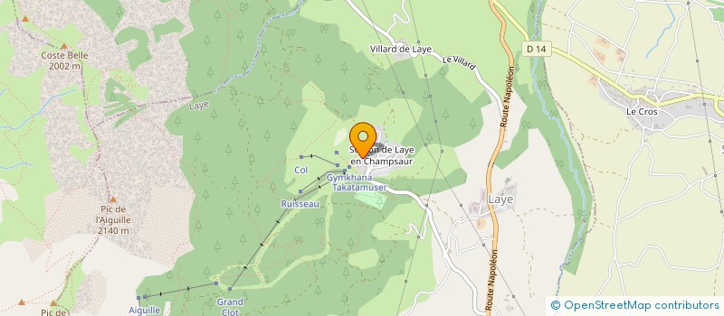 localisation de l'entreprise CTE COM ACTION SOCIAL MOTTE EN CHAMPSAUR à LA MOTTE-EN-CHAMPSAUR