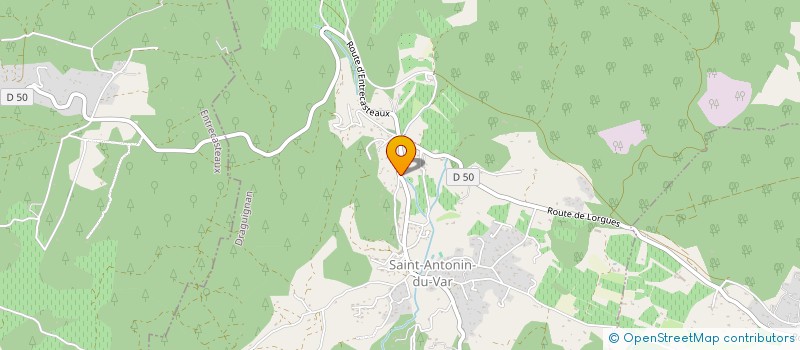localisation de l'entreprise CTE COM ACTION SOCIALE ST ANTONIN DU VAR  SAINT-ANTONIN-DU-VAR