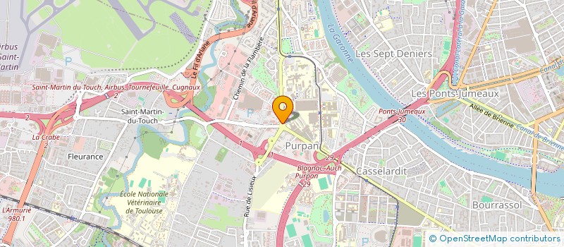 localisation de l'entreprise CTE CONSULTATIF PROTEC PERS RECHERCHE... à TOULOUSE