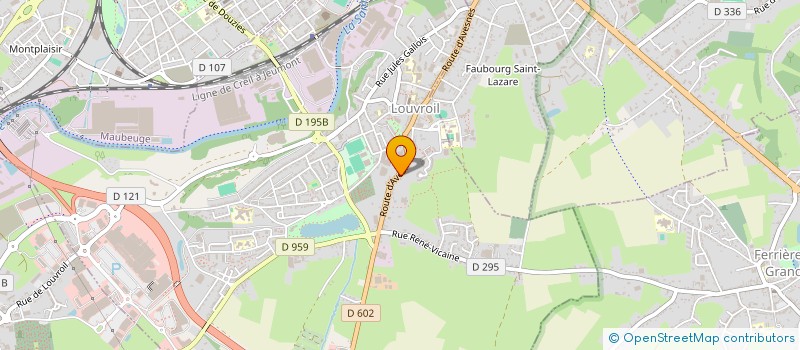 localisation de l'entreprise CTE D ENTR DE LA CLINIQUE DU BOCAGE  LOUVROIL