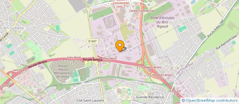 localisation de l'entreprise CTE D ENTR STE TRANSPORTS DUMONT  LENS