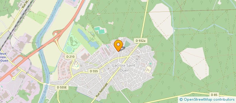 localisation de l'entreprise CTE D'ENTREPRISE MATRA ELECTRONIQUE  LACROIX-SAINT-OUEN