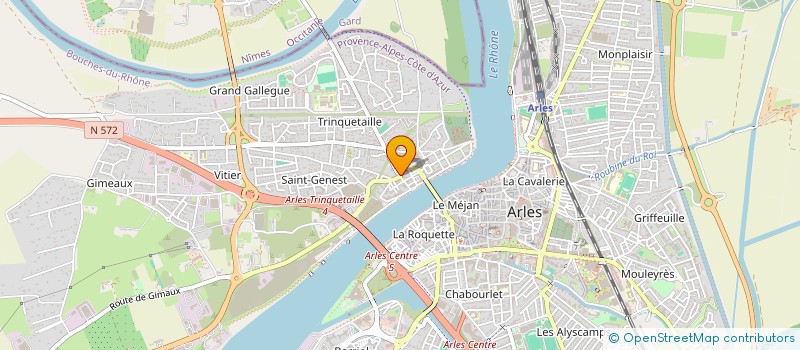 localisation de l'entreprise CTE D INTERET QUARTIER TRINQUETAILLE à ARLES