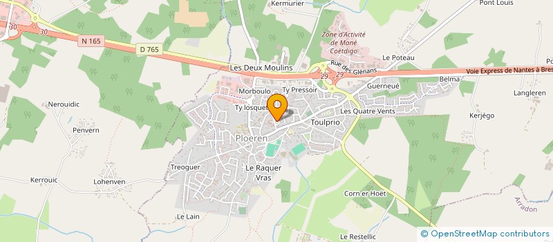 localisation de l'entreprise CTE DE JUMELAGE DE LA VILLE DE PLOEREN  PLOEREN