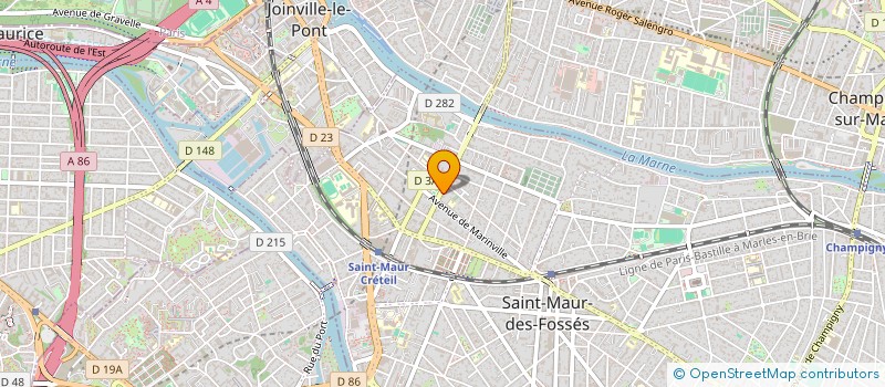 localisation de l'entreprise CTE DE ST MAUR DU SECOURS POPULAIRE FR à SAINT-MAUR-DES-FOSSES