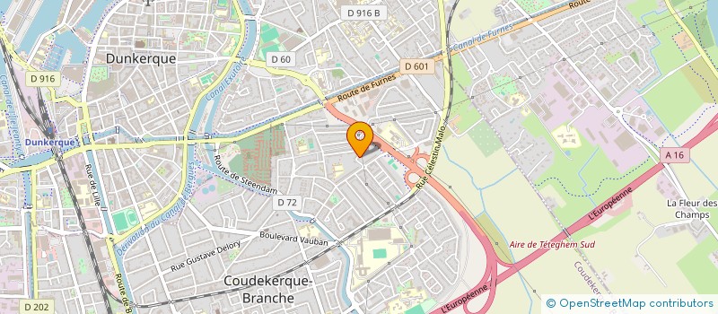 localisation de l'entreprise CTE DEP DE CHAR A VOILE DU NORD  COUDEKERQUE-BRANCHE