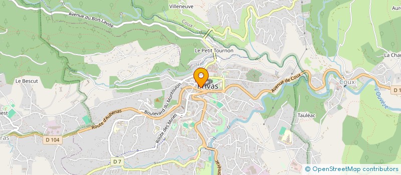 localisation de l'entreprise CTE DEP DE CYCLOTOURISME DE L ARDECHE à PRIVAS
