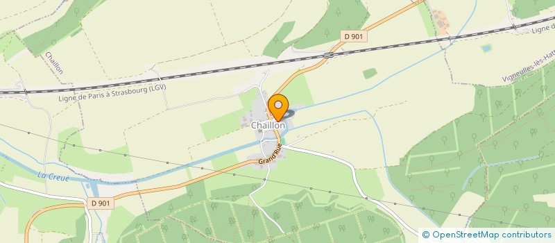 localisation de l'entreprise CTE DEP DE PECHE AU COUP DE LA MEUSE à CHAILLON