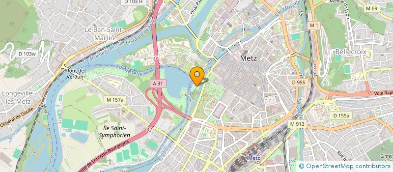 localisation de l'entreprise CTE DEP DES SOC D'AVIRON DE MOSELLE  METZ