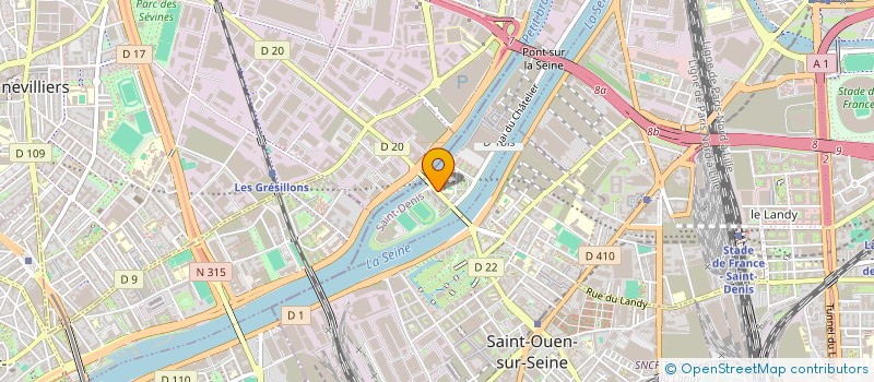 localisation de l'entreprise CTE DEP DES SOC D'AVIRON SEINE ST DENIS à L'ILE-SAINT-DENIS